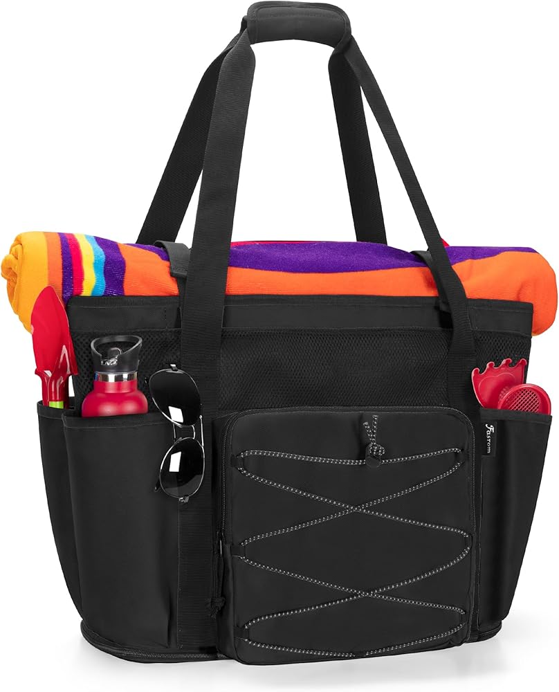 TOTE-ally Ready: The Best Beach Bags for Summer cover photo collage