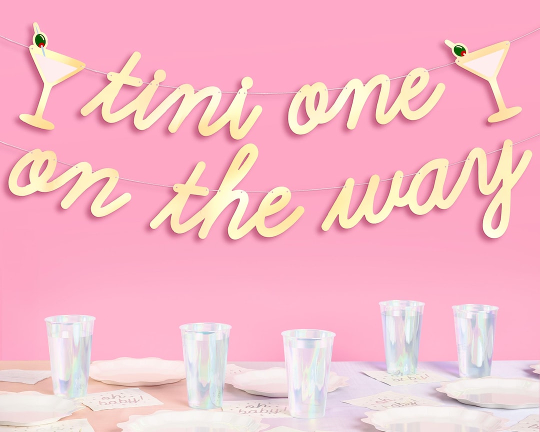 Best A Tini One Is On The Way | Espresso Martini Baby Shower Ideas cover photo collage