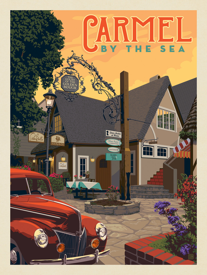 Carmel by the Sea, California! Let's see one of the prettiest parts of the west coast! cover photo collage