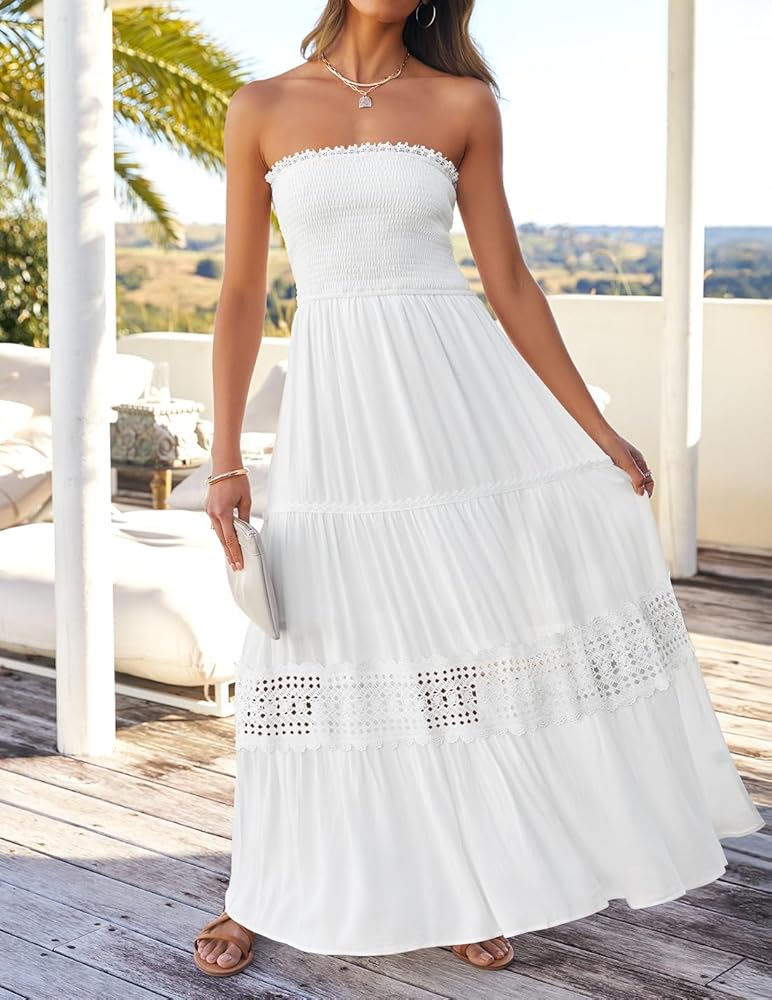 white christmas dresses Summer Nights Strapless Mini Dress White – Gabi Swimwear