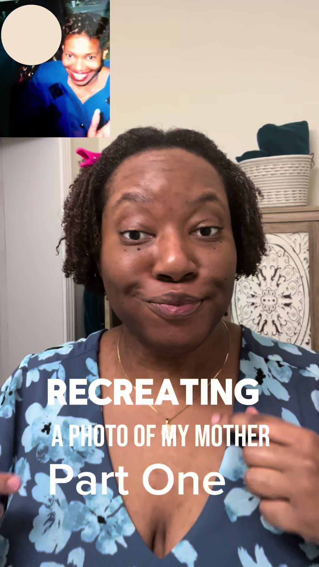 Recreating a Photo of my Mother cover photo collage