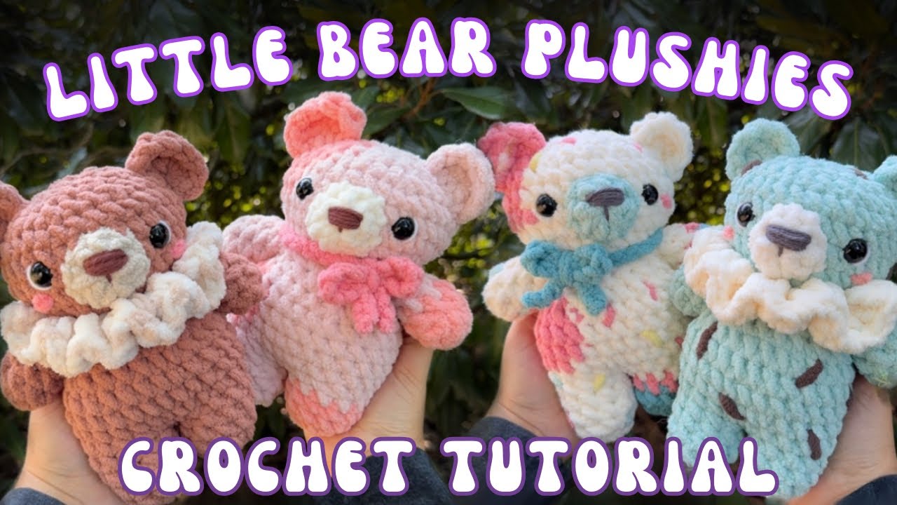Crochet Plushie Tutorials! 🎀 cover photo collage