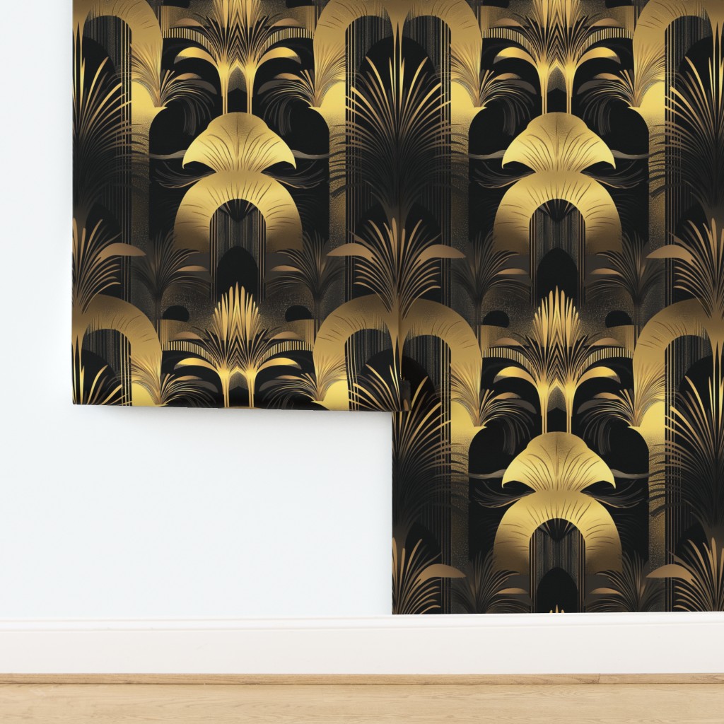 1920s glamour! Art Deco inspired wallpaper cover photo collage