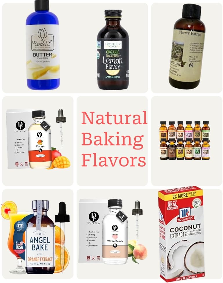 Baking flavors cover photo collage