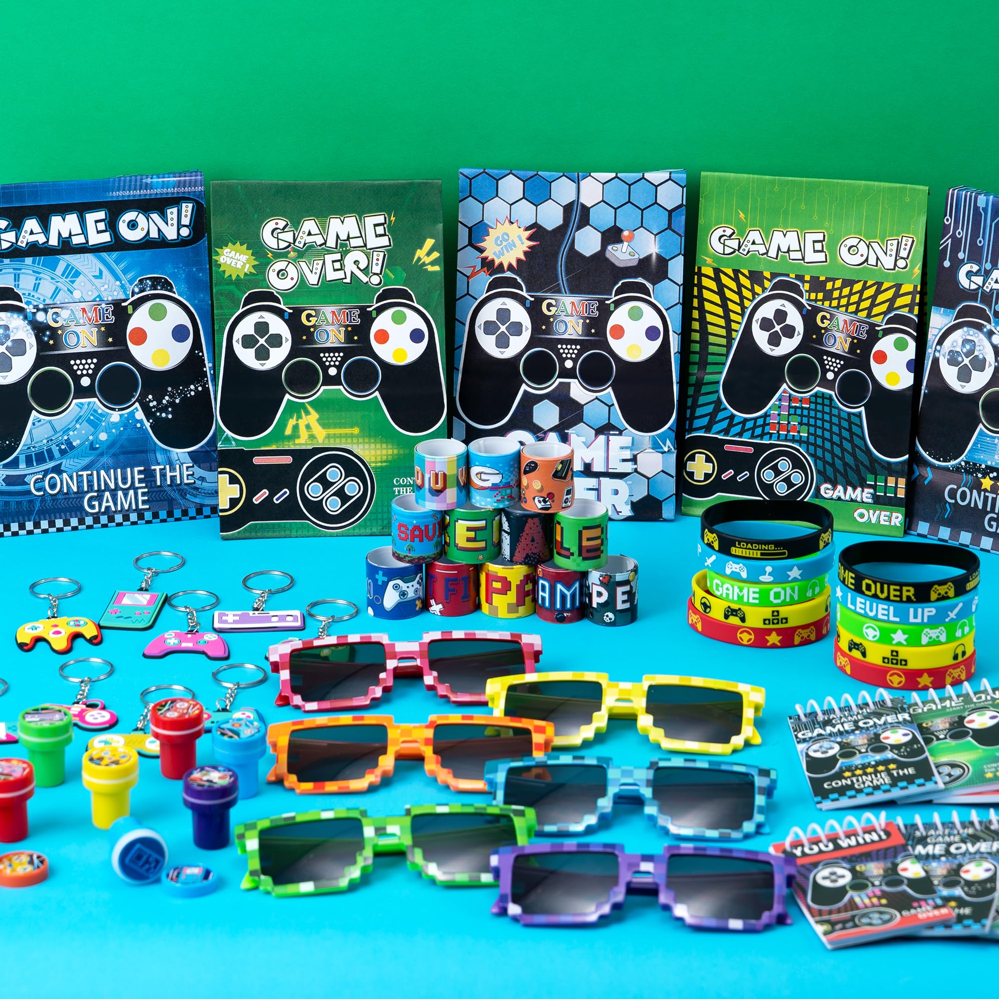 Gamer Birthday Party & Gifts cover photo collage