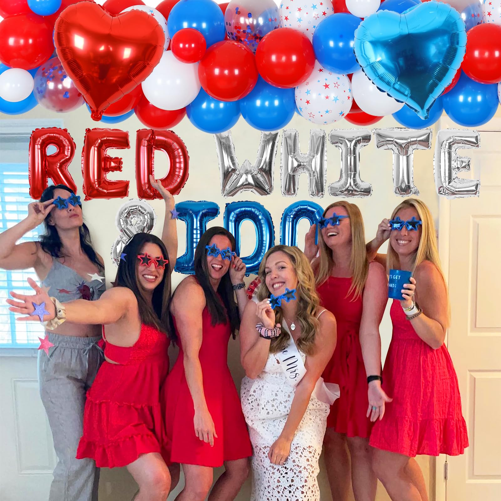 Red, White, & I Do - Patriotic Bridal Ideas cover photo collage