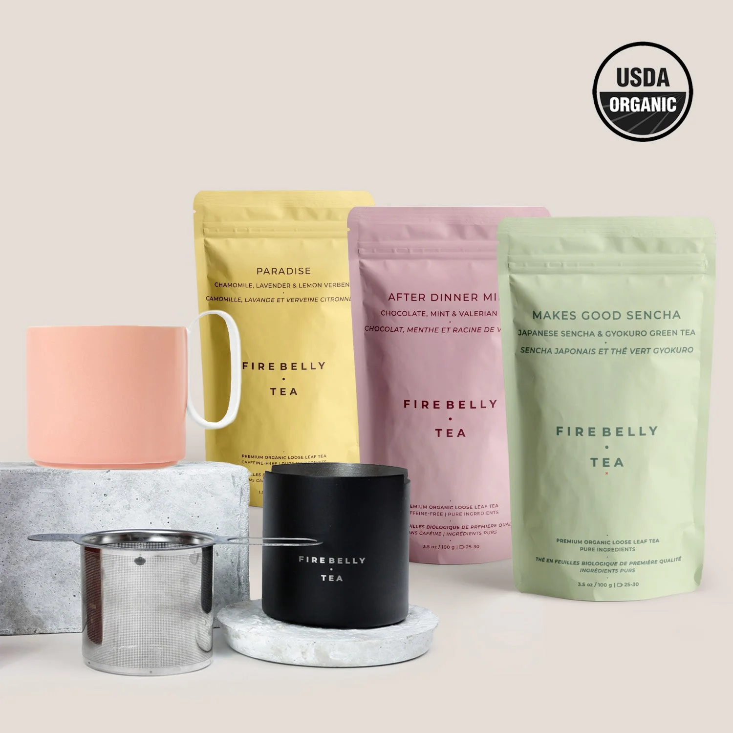 Sip, Steep & Slow Down: Tea Essentials cover photo collage