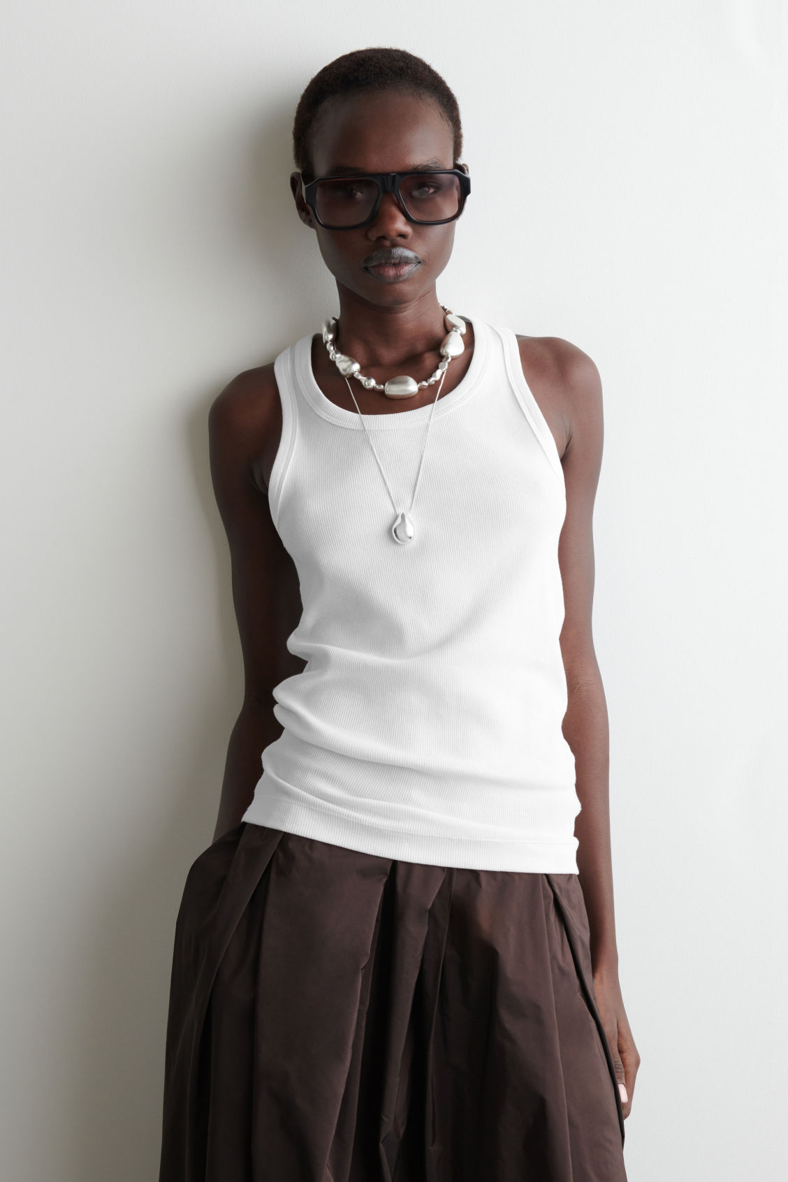 Cos Ribbed Tank Top