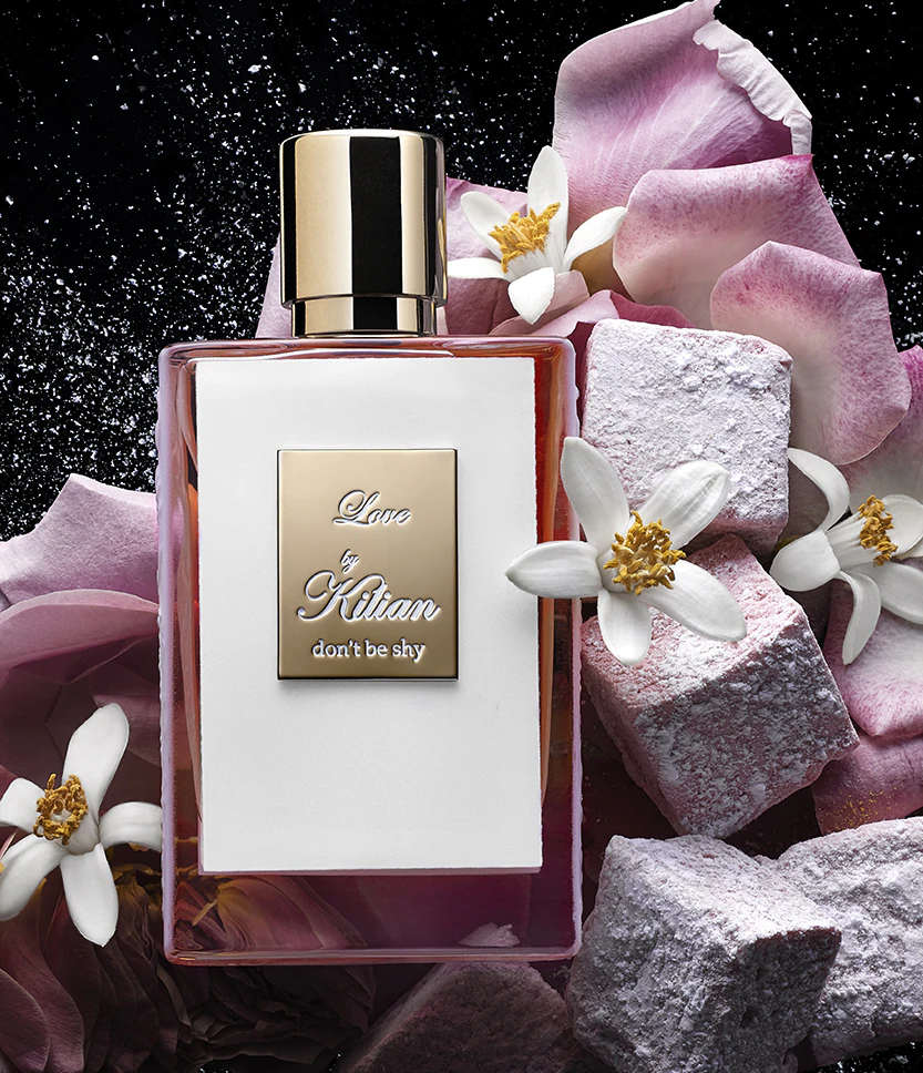 Fall in love one perfume at a time cover photo collage