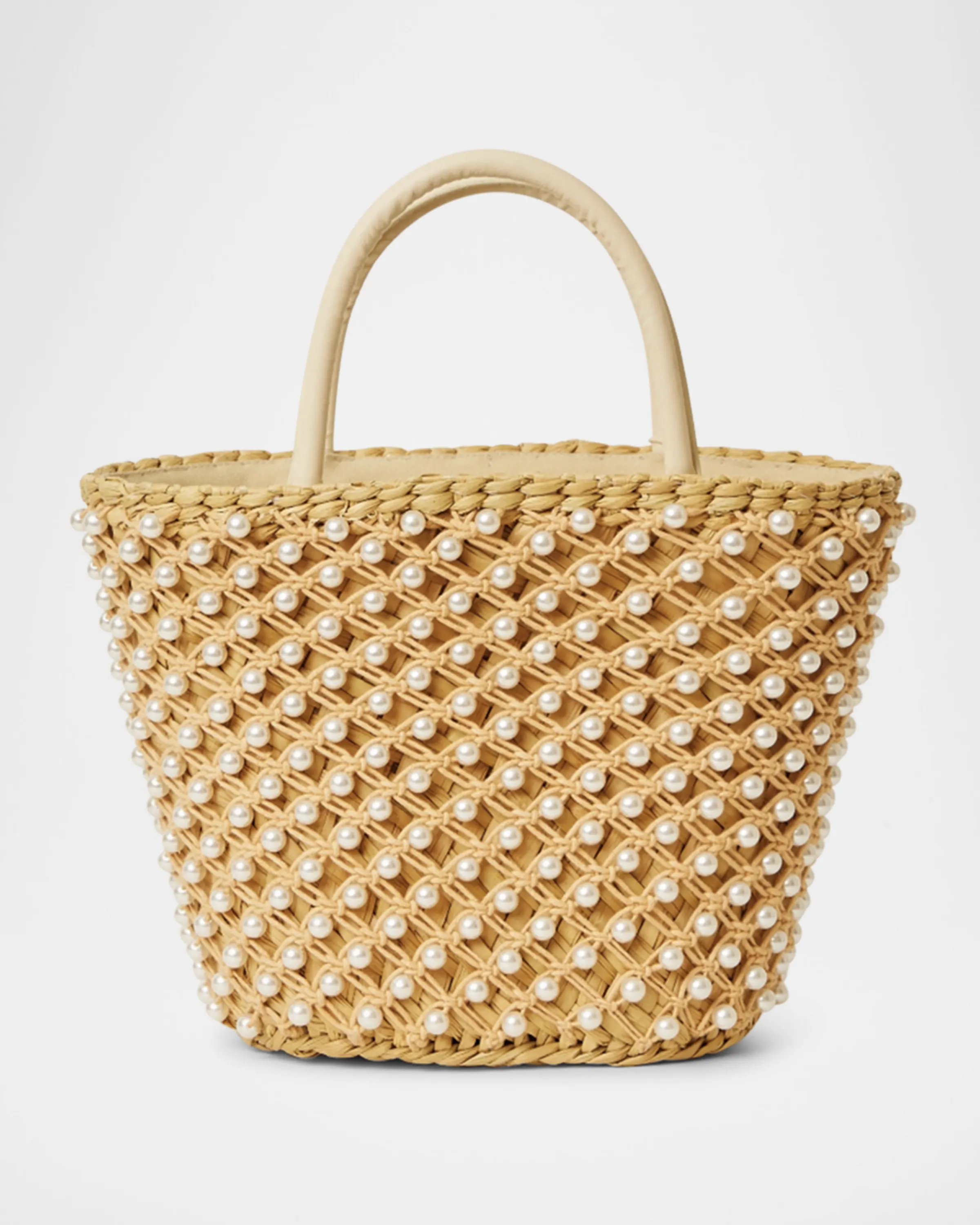 Pearl Straw Handbag