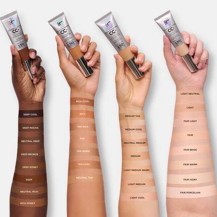 "Your skin but better" Foundations and Concealers cover photo collage
