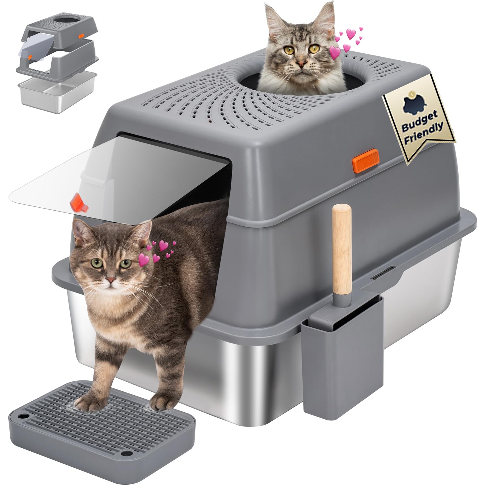 Fantastic litter boxes and accessories to keep the kitties happy cover photo collage
