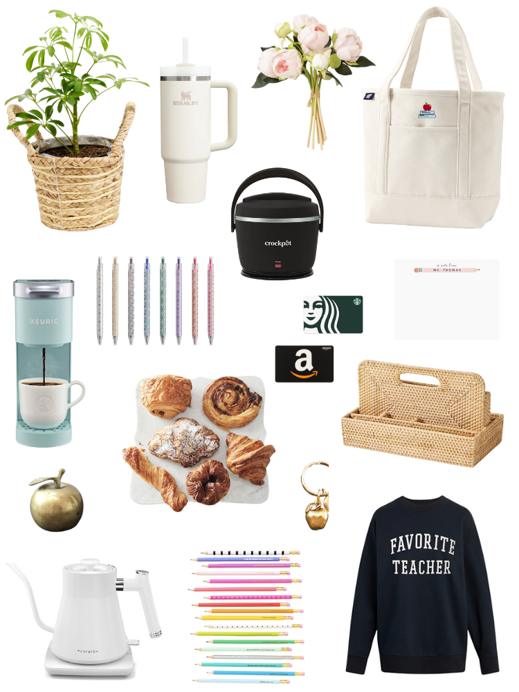 A+ Appreciation: Sweet & Simple Teacher Gift Ideas cover photo collage