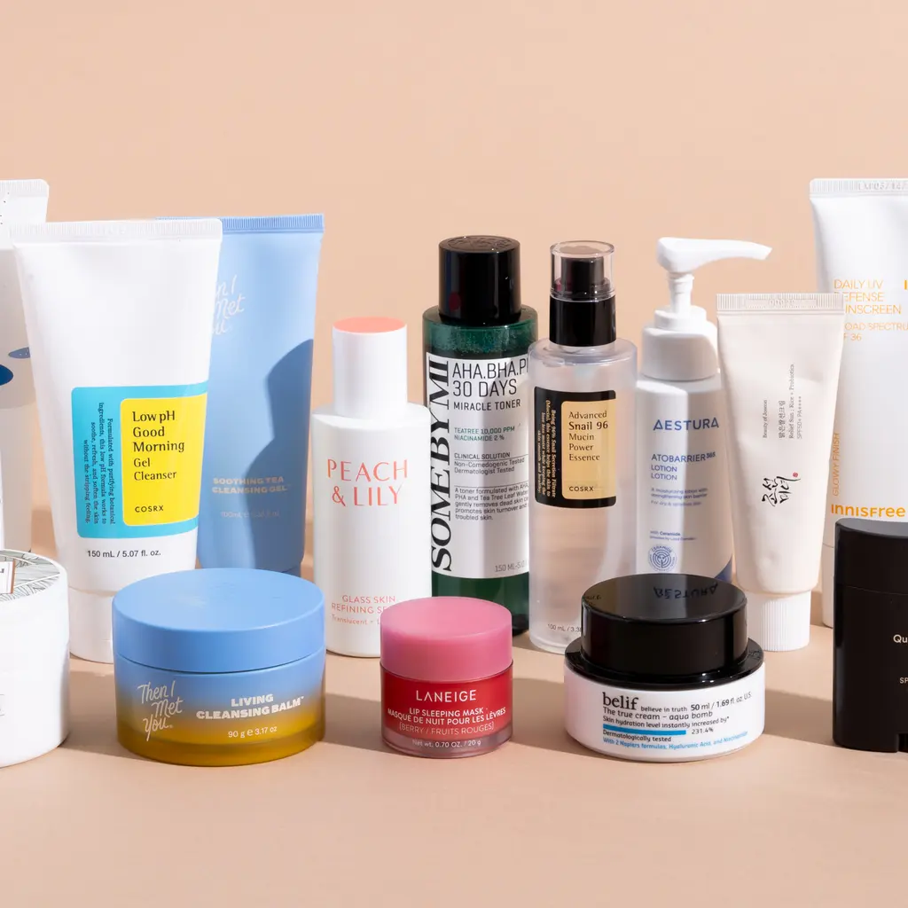 Skincare for Acne Prone skin cover photo collage