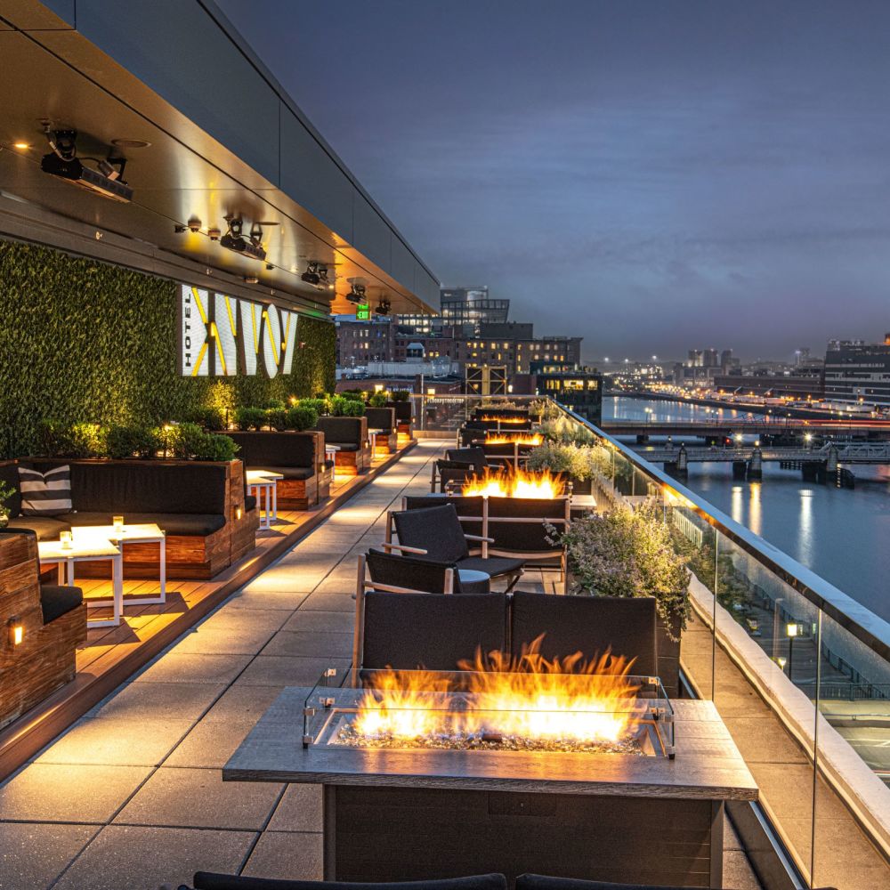 rooftops in boston cover photo collage