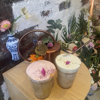 my fav coworking & matcha spots in nyc cover photo collage