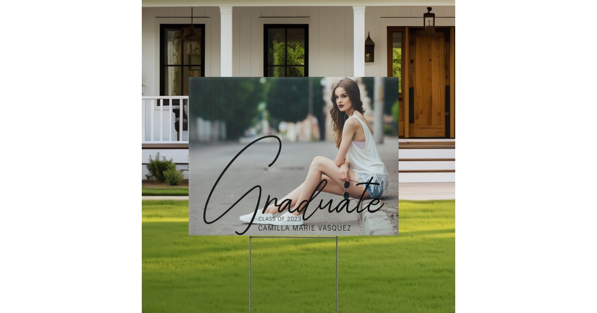 2025 Graduation Party Invitations & Favors with Graduate Photo cover photo collage
