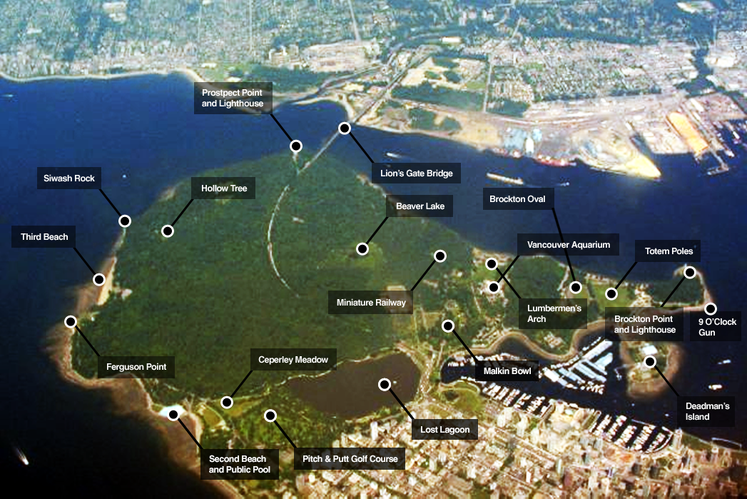 Vancouver Canada - on and off the beaten path cover photo collage