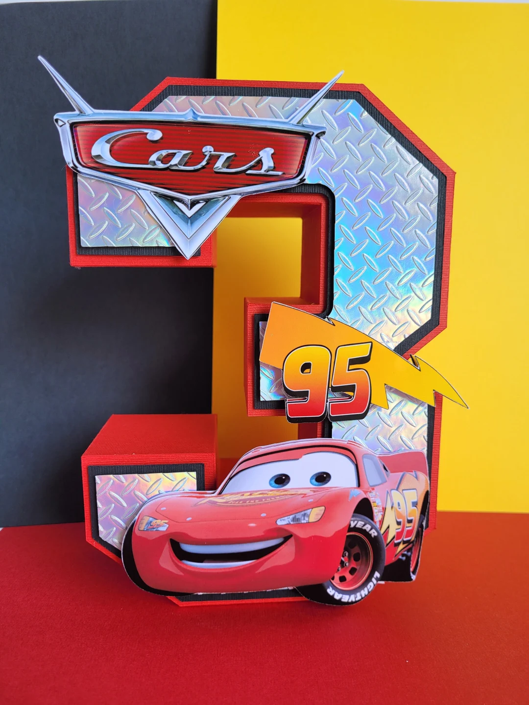 Cars Themed Birthday Party cover photo collage