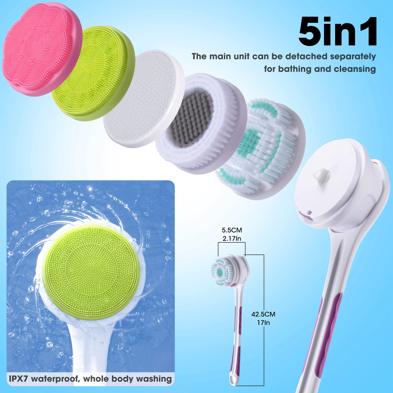My personal and favorite shower must haves cover photo collage