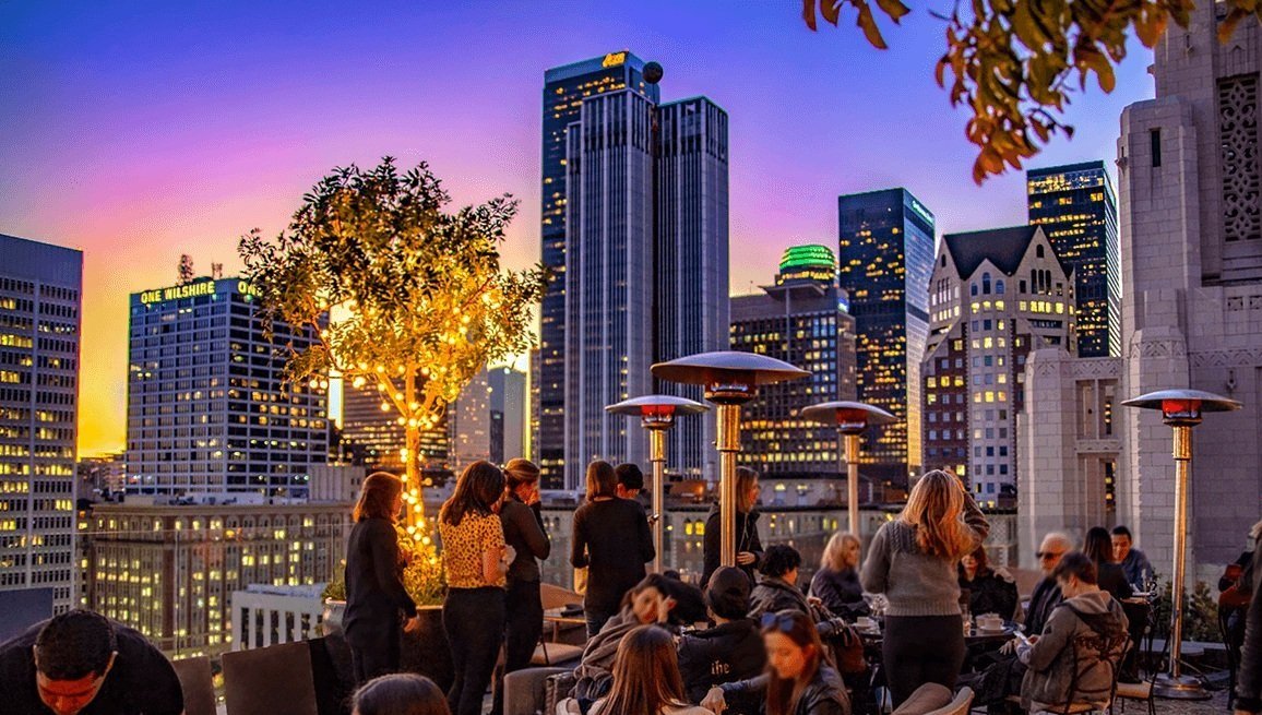 la's best outdoor drinking spots cover photo collage