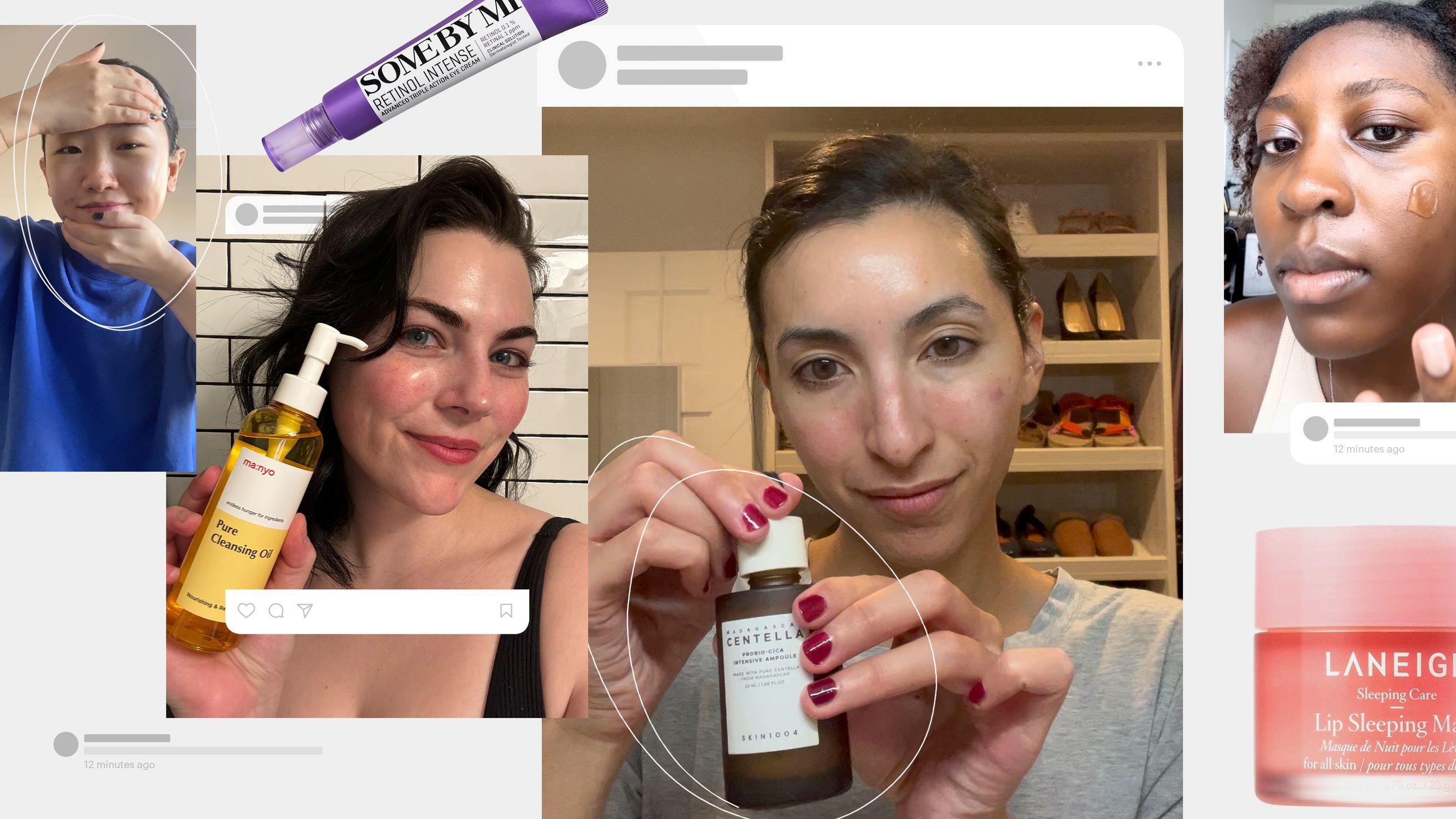 Top Korean Skincare Brands I Use & Love!! cover photo collage