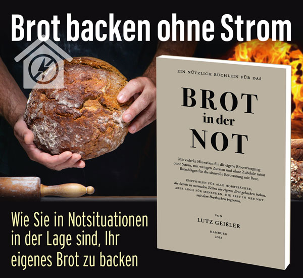 Brotbacken bei Stromausfall cover photo collage