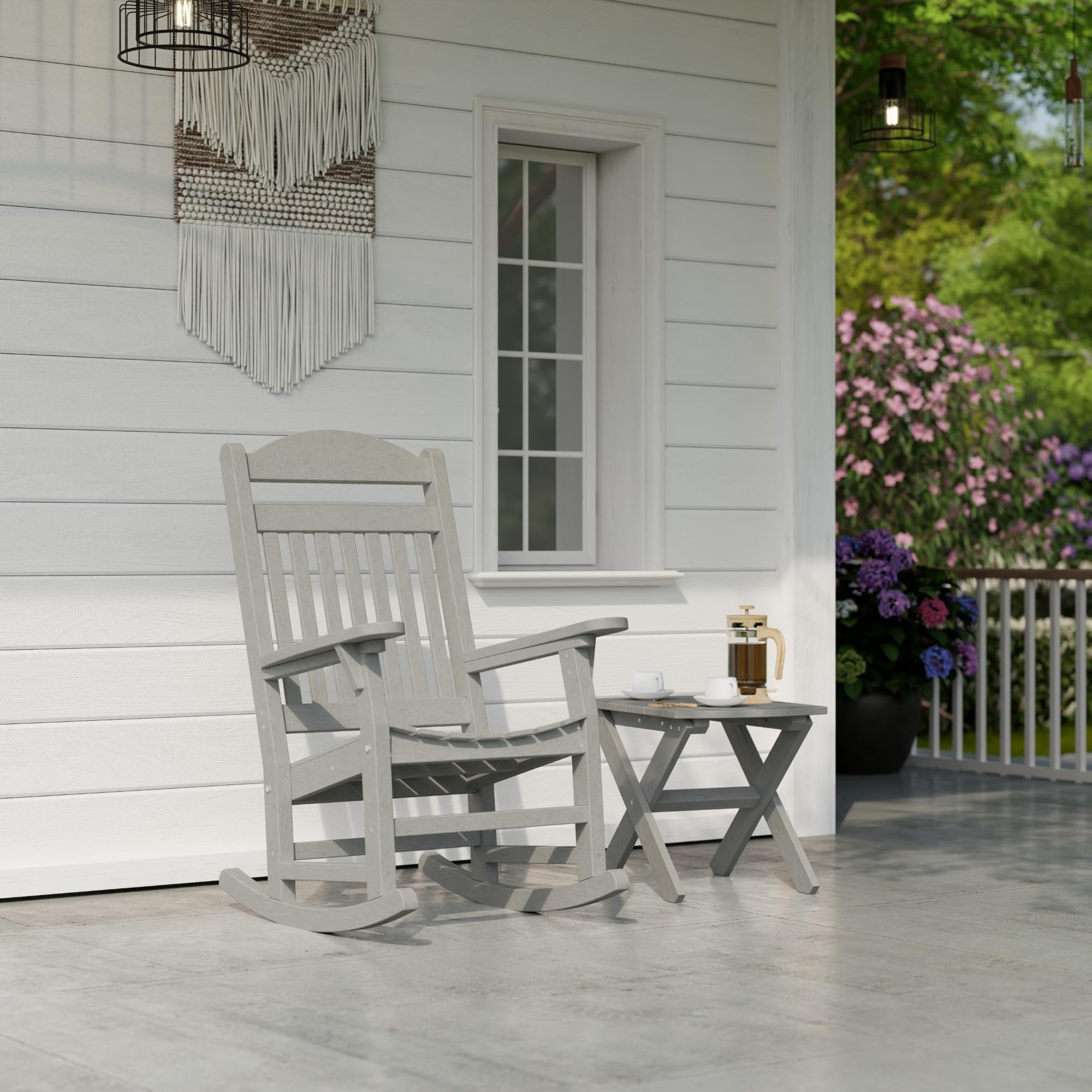 My Summer Porch Setup cover photo collage