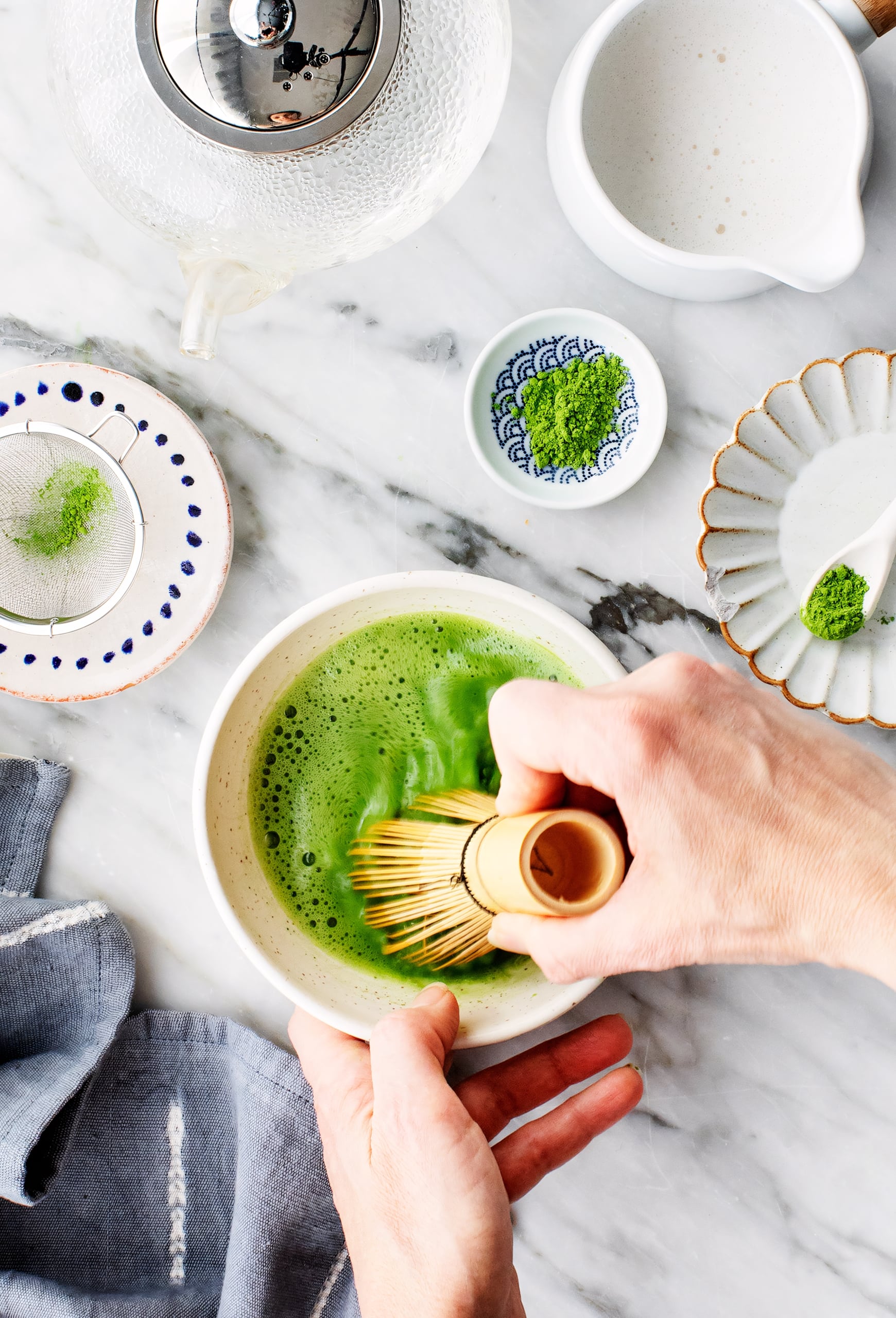 Matcha tea | Relax & Unwind 🌬️ 🍃 🍵 cover photo collage