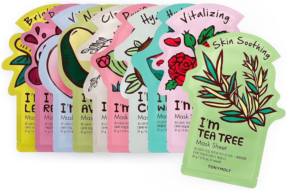 Sheet masks obsession cover photo collage