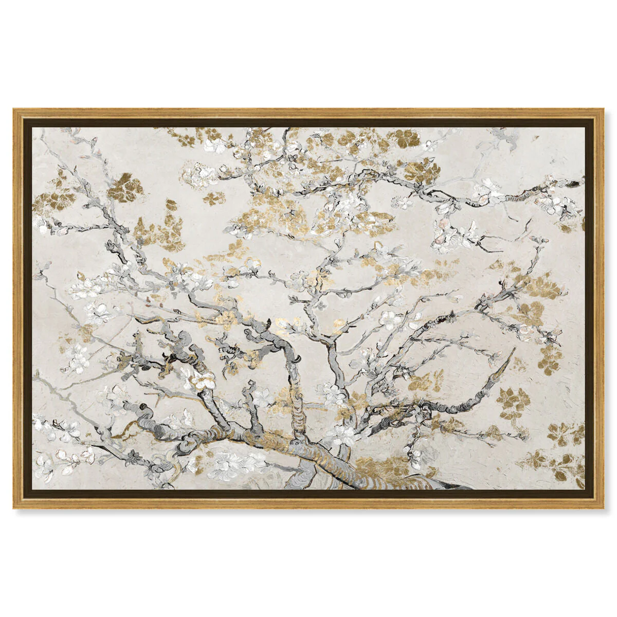Van Gogh in Gold Blossoms Light