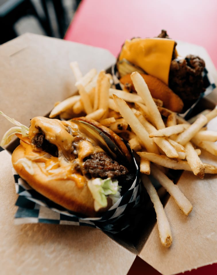 Food and sweets 😍 in Montreal 🍔🍕🍰 cover photo collage