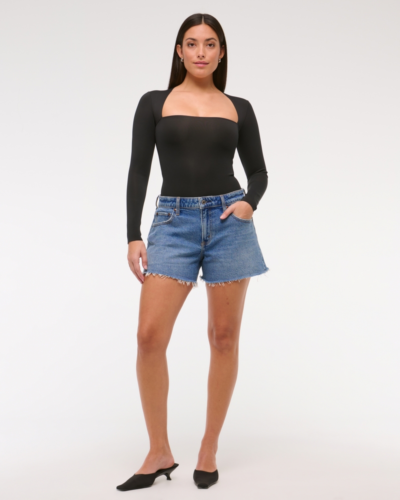 Best Denim Shorts for Curvy Women cover photo collage