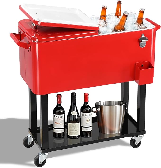 Patio Coolers for Ice Cold Drinks in Summer cover photo collage