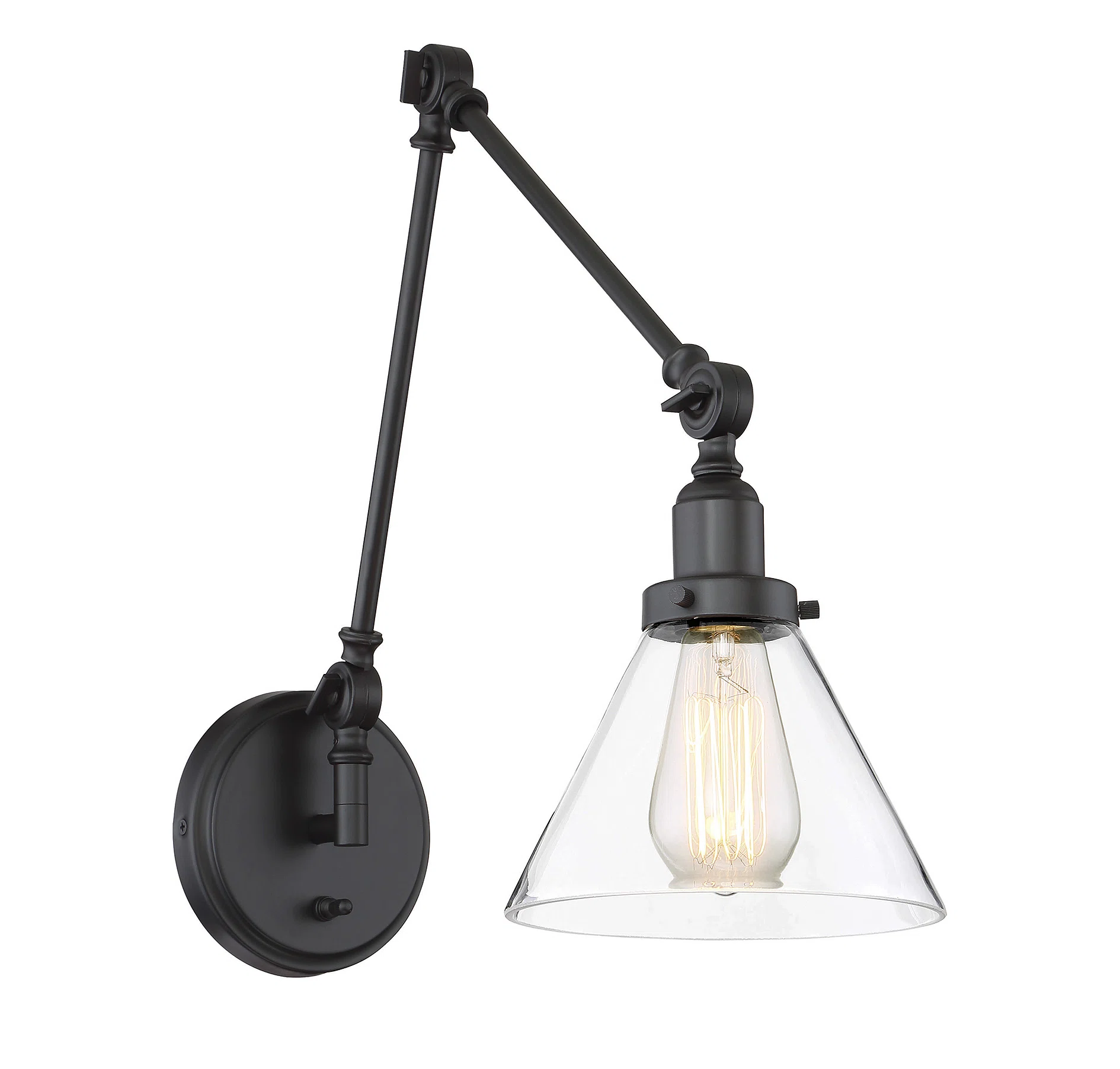 Plug-in Swing Arm Sconce
