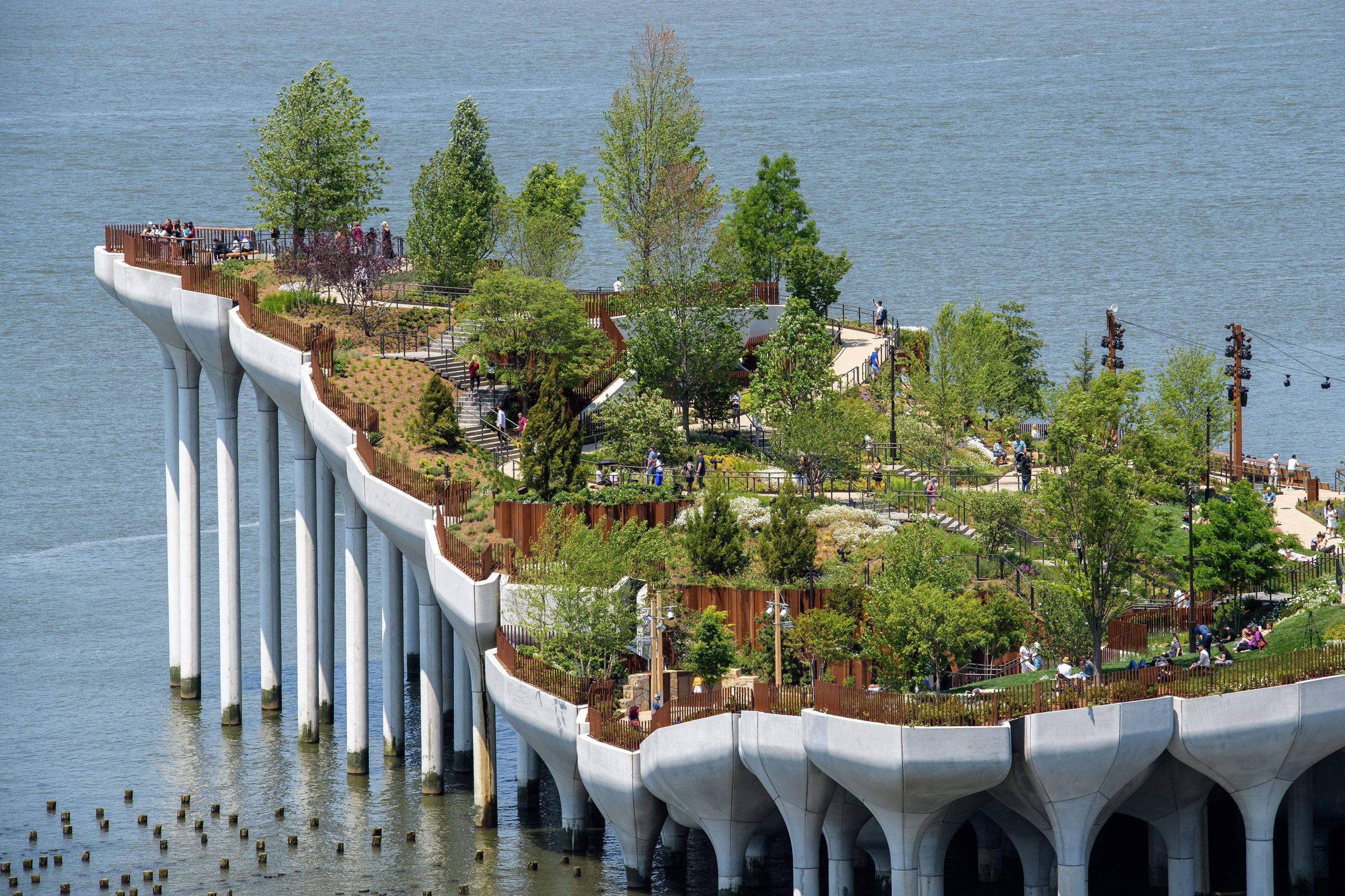 NYC Piers, Parks, & Gardens cover photo collage