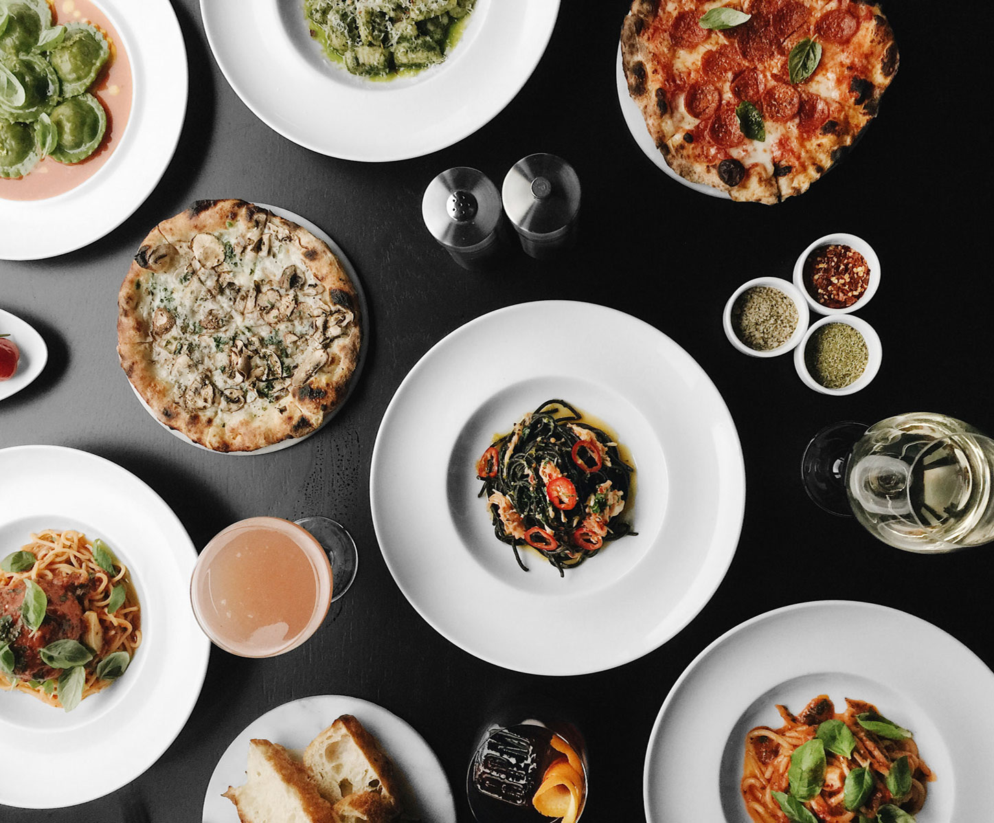 Italian Restaurants to Try in the DMV cover photo collage