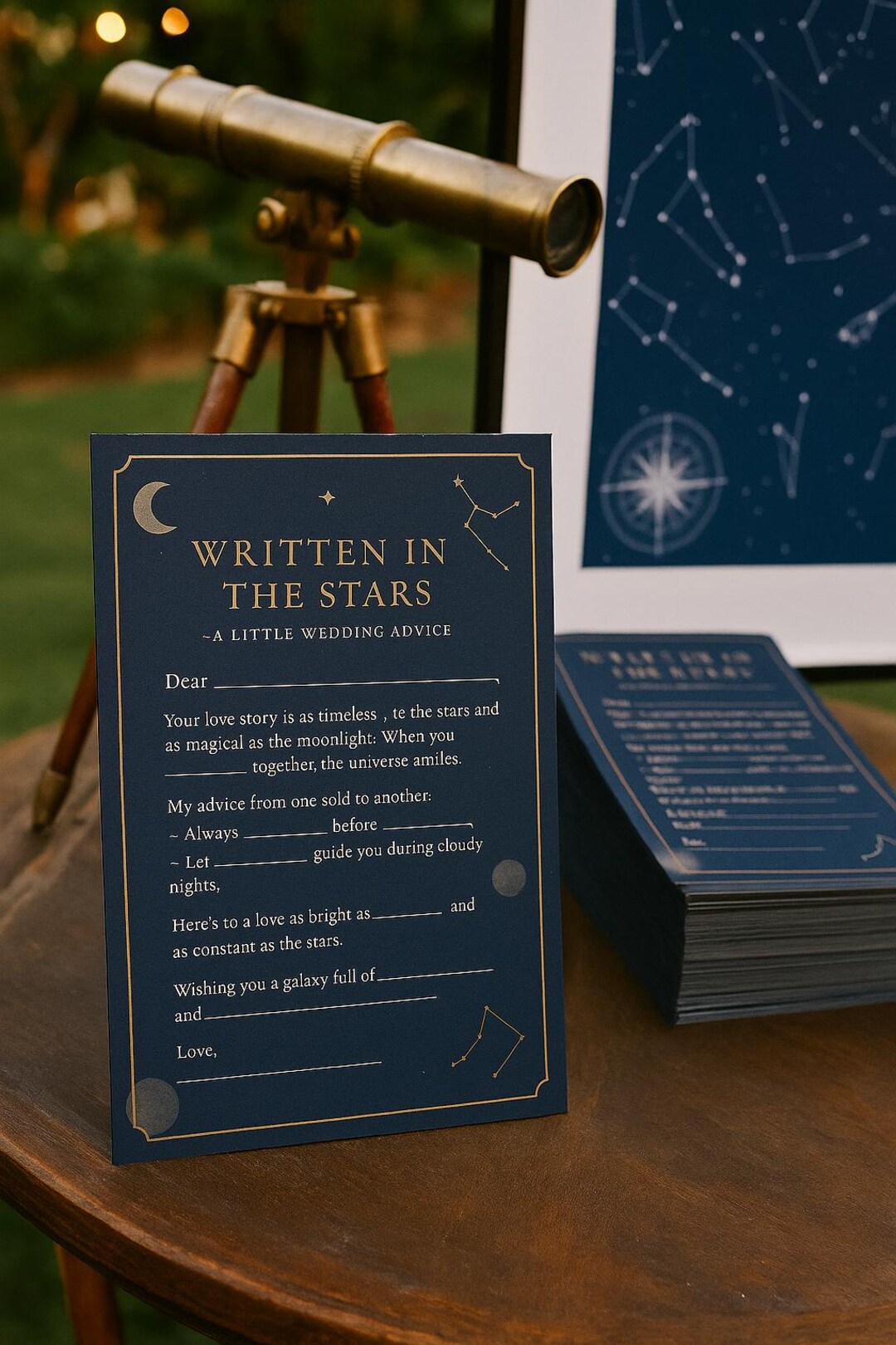 Celestial Themed Wedding cover photo collage