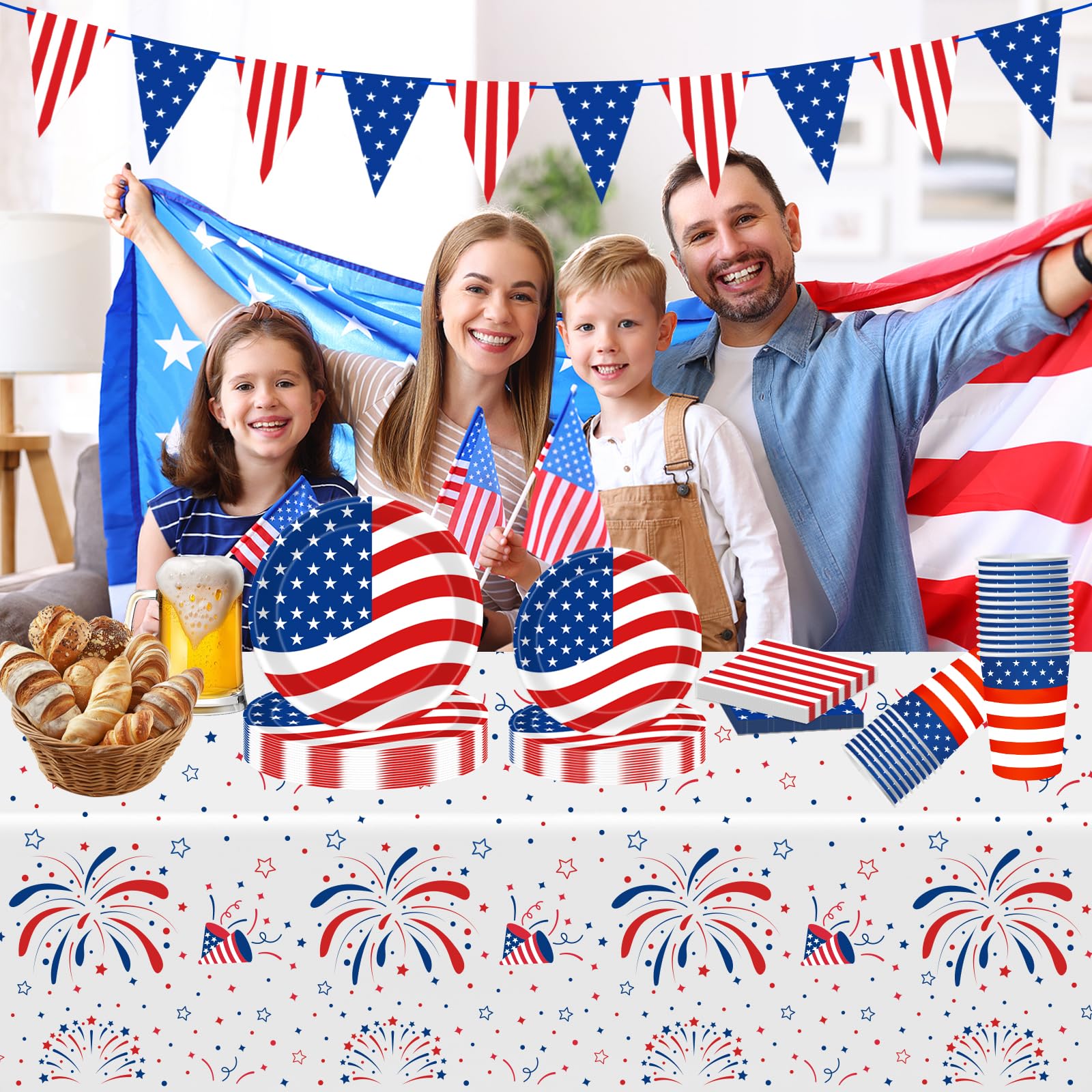 4th of July Items cover photo collage