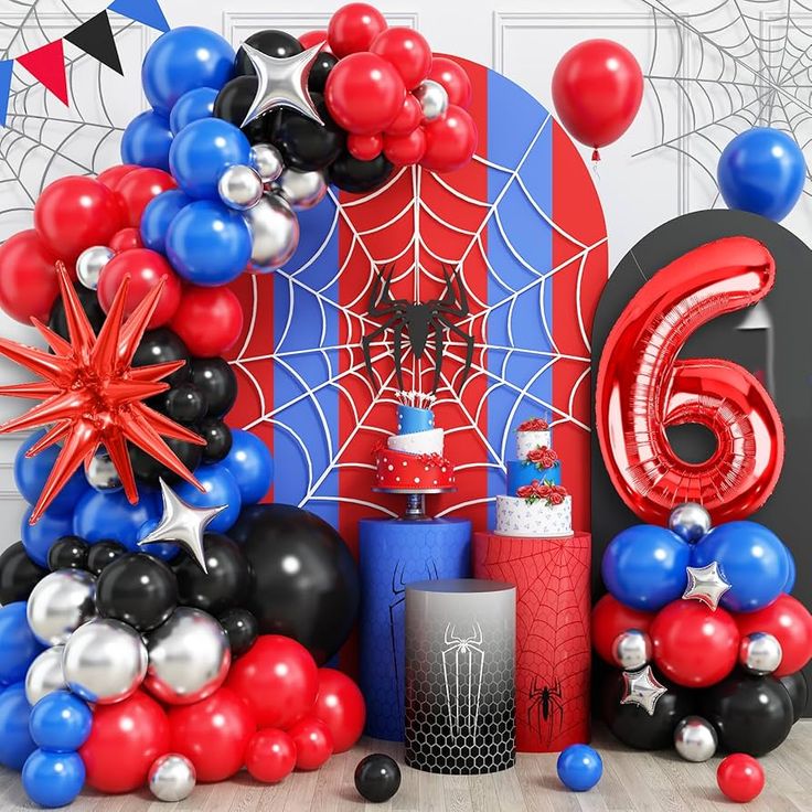 Spiderman Birthday Essentials cover photo collage