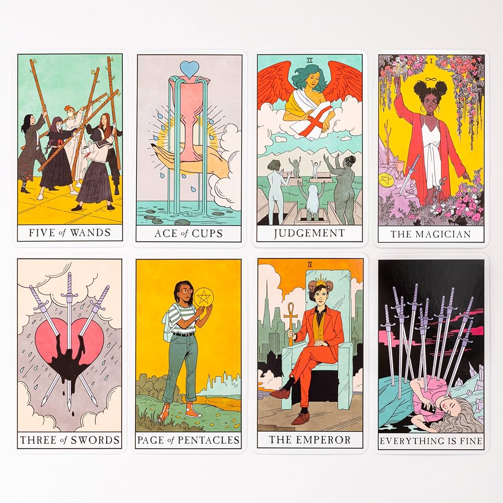 Tarot Decks cover photo collage