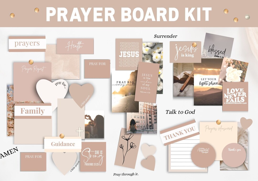How to Make a Prayer Board cover photo collage