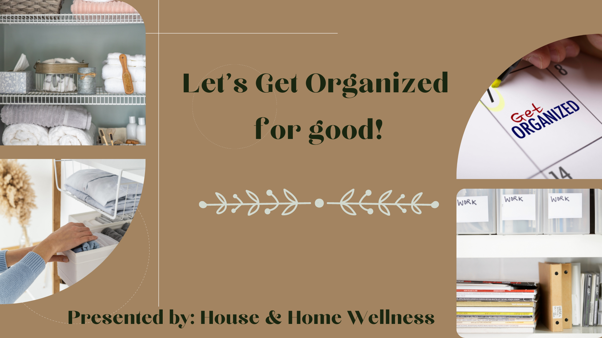 Home Organization tips cover photo collage