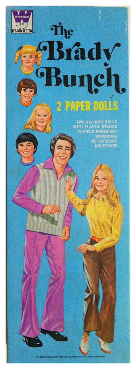 Vintage TV Show Paper Dolls of the 1960s and 1970s cover photo collage