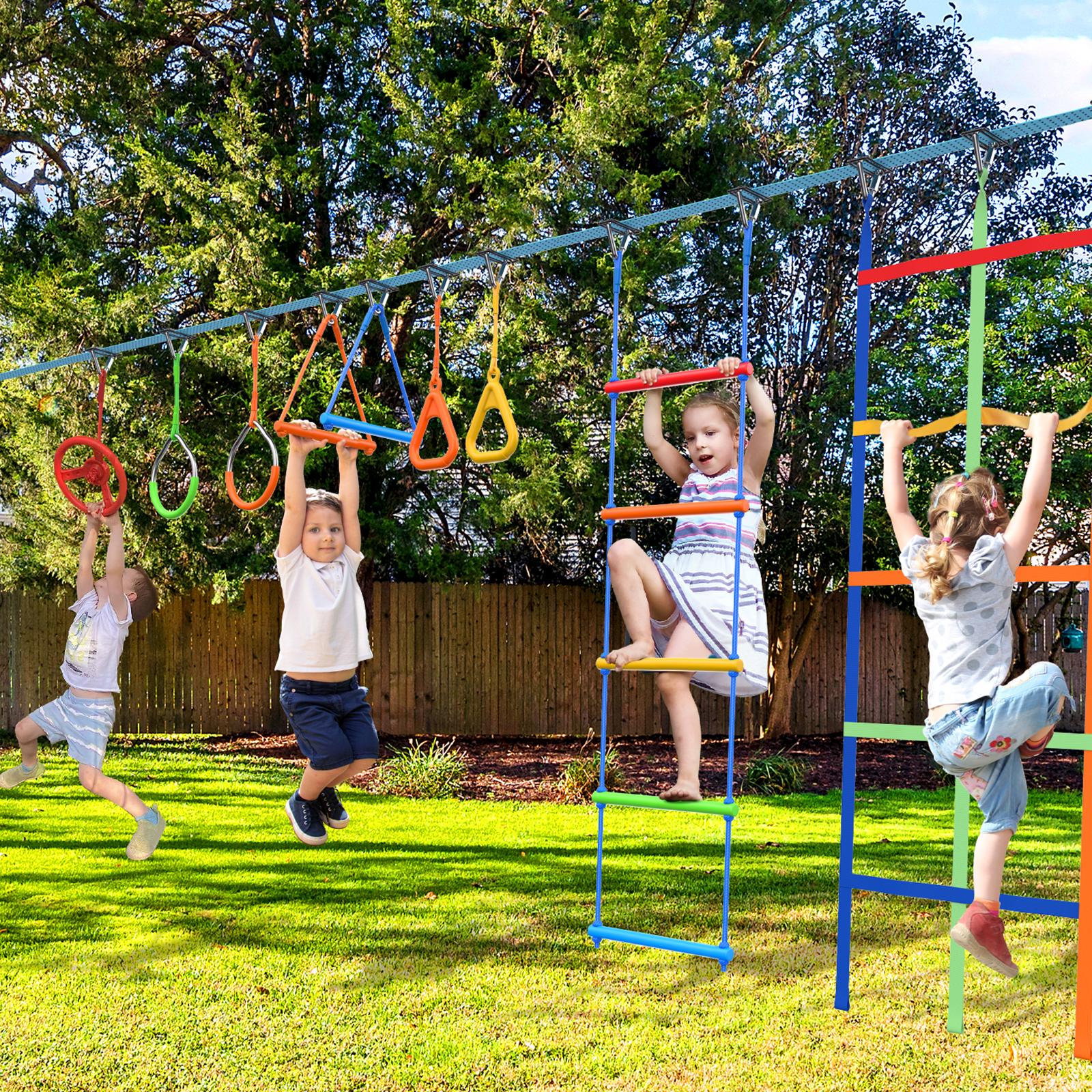 Summertime Outdoor Kids Toys cover photo collage