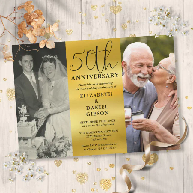 50th Wedding Anniversary Party Must Haves cover photo collage
