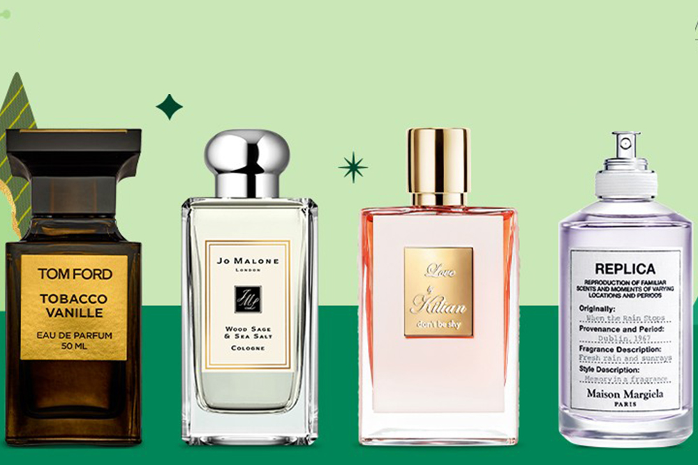 My fragrance diary cover photo collage