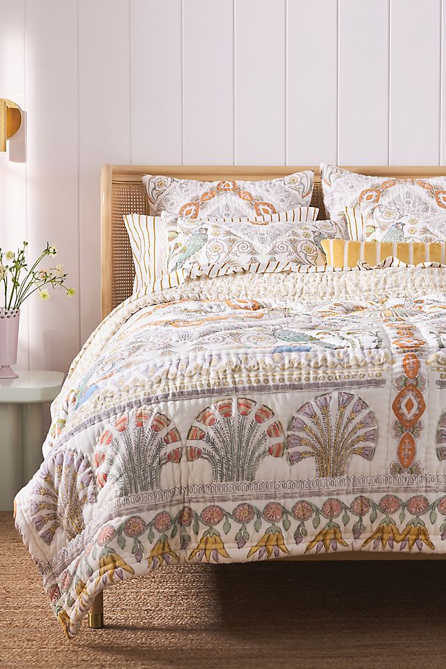 Anthropologie Quilts That Will Make You Want To Stare At Your Bed All Day cover photo collage