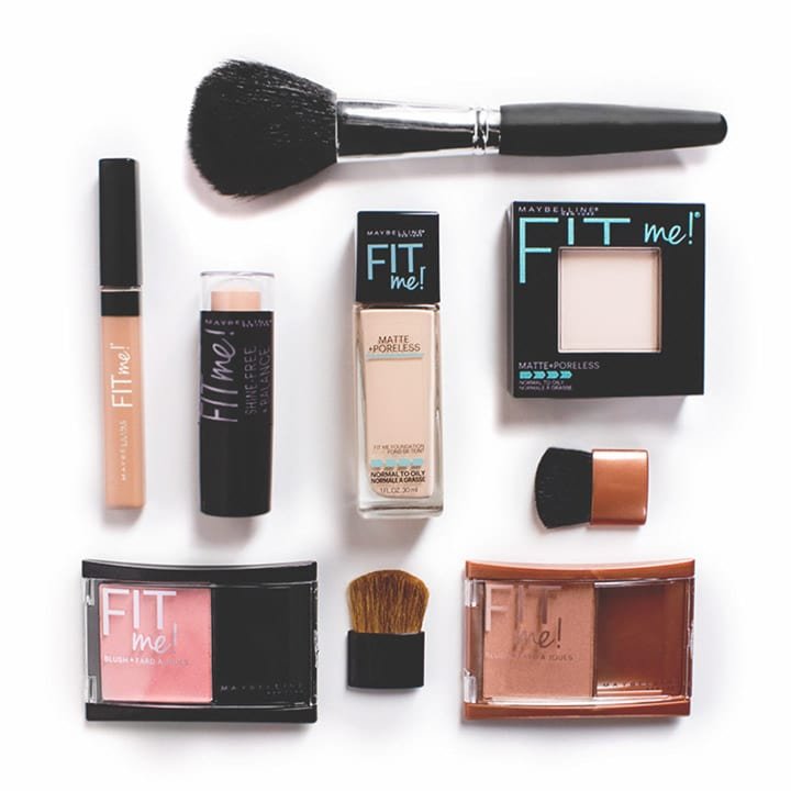 Fav acne SAFE makeup products ✨ cover photo collage