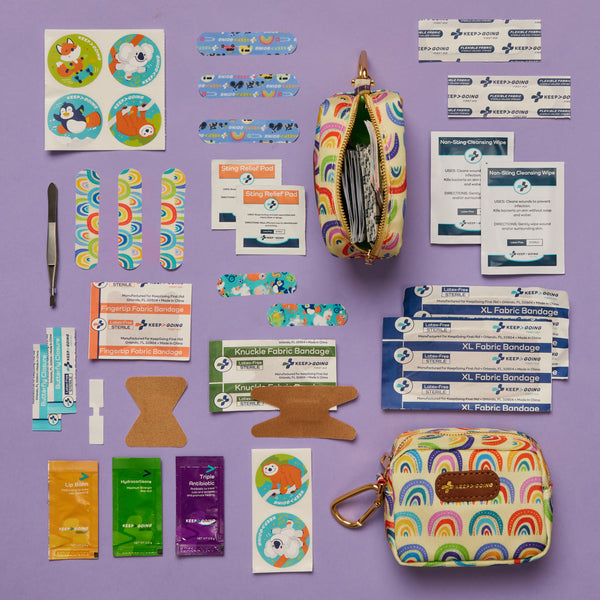 Summer helpers - winter getaway cover photo collage